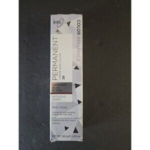 Ion Permanent Hair Color Intensive Shine Midnight Blue Black 2B Sealed